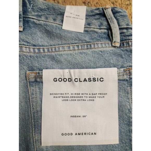 NWT Good American Good Classic Jeans Size 10 - Picture 4 of 5